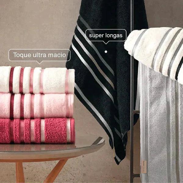 Conjunto 10 Toalhas Premium Banhão - 100% Algodão