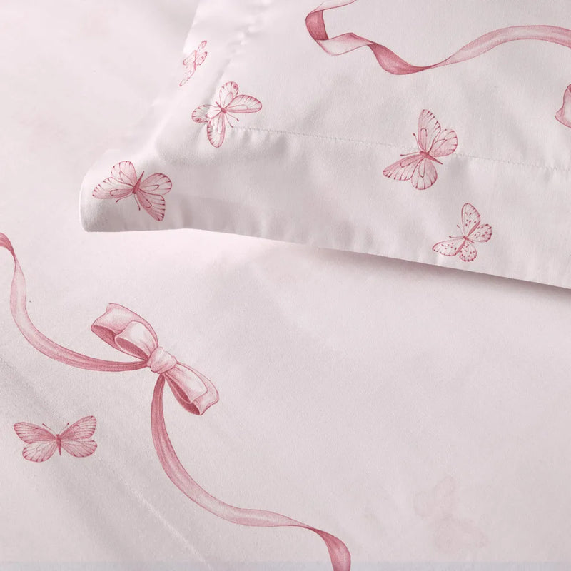 Jogo de Cama Casal Infantil 300 Fios 100% Algodão Ballerina 5 Peças