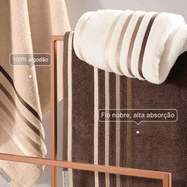 Conjunto 10 Toalhas Premium Banhão - 100% Algodão