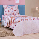 Colcha Cobre Leito Solteiro Infantil Tecido Dupla Face Estampado