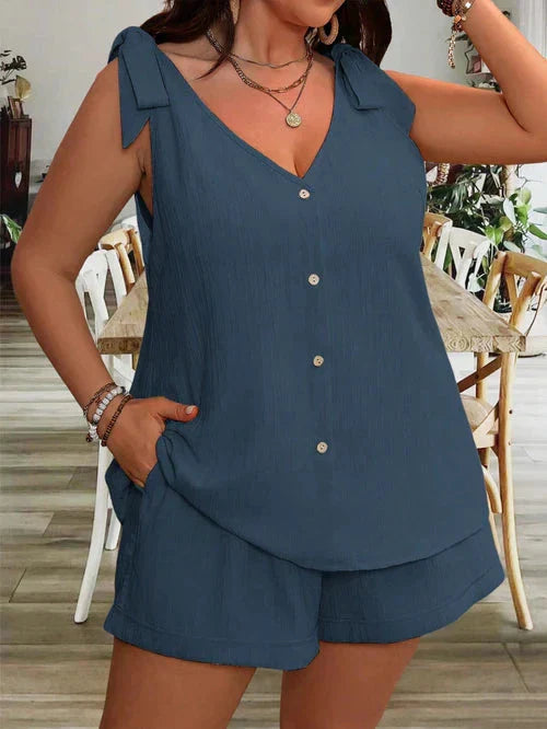 Conjunto Com Alça Laço Plus Size - Allane