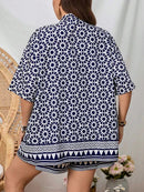 Conjunto de Quimono e Shorts Plus Size - Louise