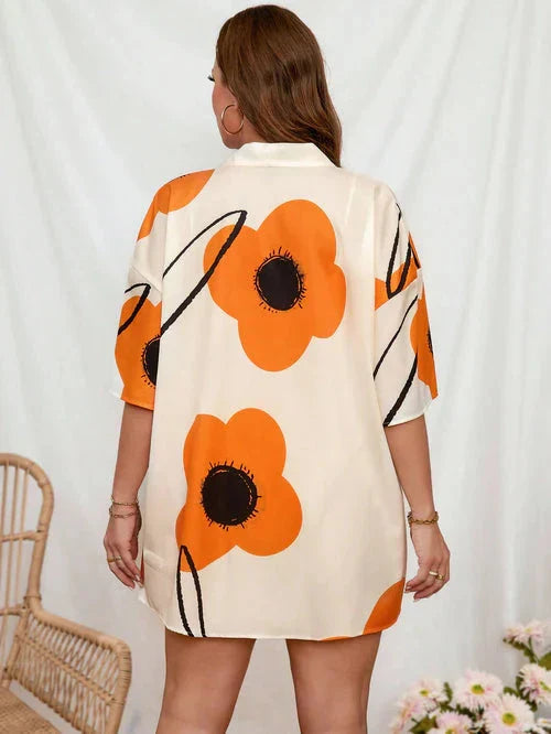 Conjunto de Quimono e Shorts Plus Size - Louise