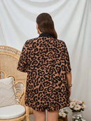 Conjunto de Quimono e Shorts Plus Size - Louise