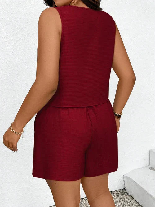 Conjunto Texturizado Plus Size - Eleanor