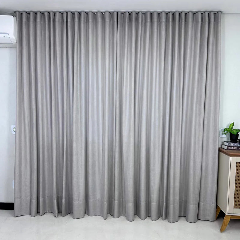 Cortina Sala de Linho c/ Blackout 80%