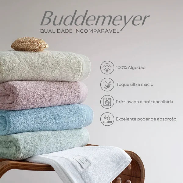 Kit 6 Toalhas de Banho Buddemeyer (+ Mala de Brinde)
