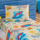 Jogo De Cama Lençol Kids Solteiro Infantil 03 Peças Estampado
