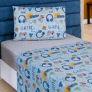 Jogo De Cama Lençol Kids Solteiro Infantil 03 Peças Estampado