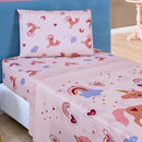 Jogo De Cama Lençol Kids Solteiro Infantil Com 03 Peças Estampado