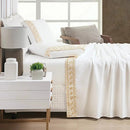 Jogo De Cama Lençol Supreme Casal 04 Peças 100% Algodão 400 Fios Egípcio Acetinado