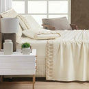 Jogo De Cama Lençol Supreme Casal 04 Peças 100% Algodão 400 Fios Egípcio Acetinado