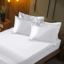 Jogo de Lençol Basic Aba Americana Percal 300 fios Toque Macio 3 Peças