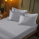 Jogo de Lençol Basic Aba Americana Percal 300 fios Toque Macio 3 Peças