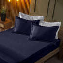 Jogo de Lençol Basic Aba Americana Percal 300 fios Toque Macio 3 Peças