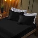 Jogo de Lençol Basic Aba Americana Percal 300 fios Toque Macio 3 Peças