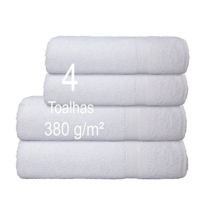 Jogo De Toalhas 100% Algodão Banho E Rosto Triunfo 380G/m²