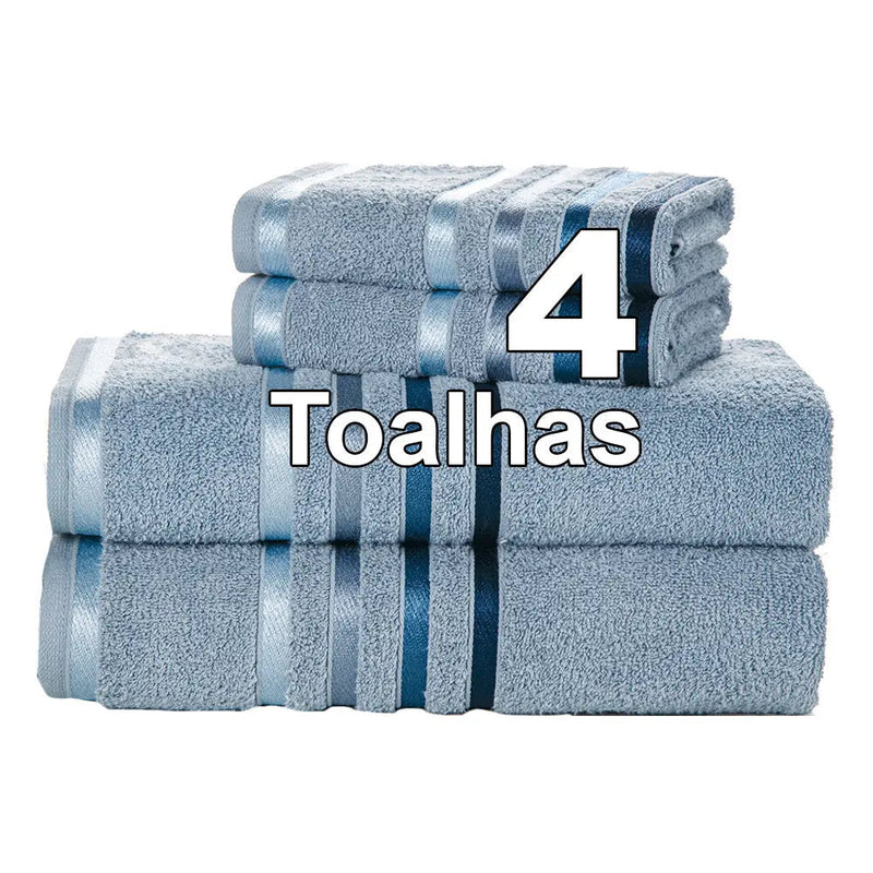 Jogo De Toalhas Banhão Karsten Lumina 4 Peças