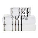 Jogo De Toalhas Banhão Karsten Lumina 4 Peças