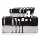 Jogo De Toalhas Banhão Karsten Lumina 4 Peças