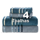 Jogo De Toalhas Banhão Karsten Lumina 4 Peças